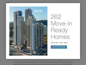 'thecityoflougheed.com' screenshot