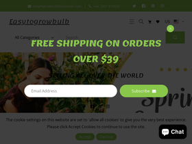 easytogrowbulb.com homepage screenshot
