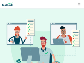 'testbirds.com' screenshot