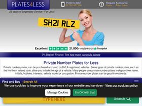 'plates4less.co.uk' screenshot