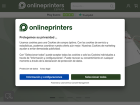 'onlineprinters.es' screenshot