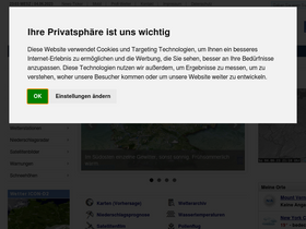'wetterdienst.de' screenshot