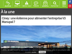 'matele.be' screenshot