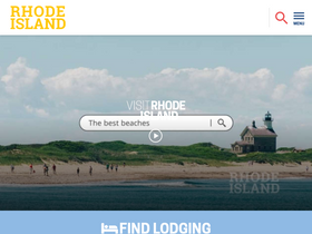 'visitrhodeisland.com' screenshot