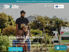 sknlife.com.au homepage screenshot