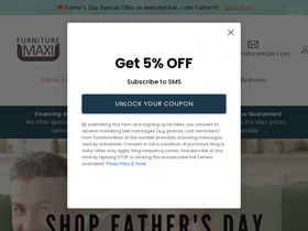 'furnituremaxi.com' screenshot