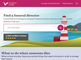 'funeralguide.net' screenshot