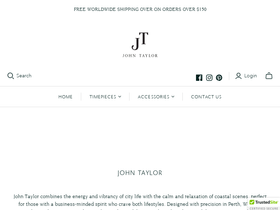johntaylorwatches.com homepage screenshot
