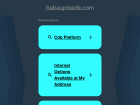 'babauploads.com' screenshot