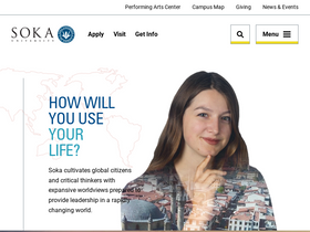'soka.edu' screenshot