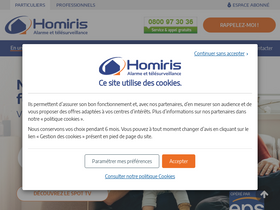 'homiris.fr' screenshot