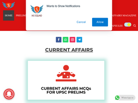 'iassquad.in' screenshot