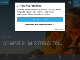 'stubai.at' screenshot