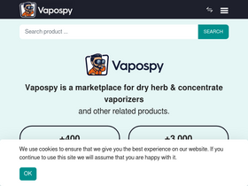 'vapospy.com' screenshot