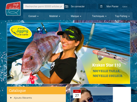 'top-fishing.fr' screenshot