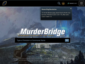 'murderbridge.com' screenshot