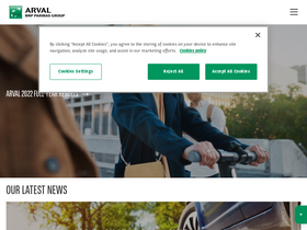 'arval.com' screenshot