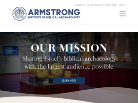 'armstronginstitute.org' screenshot
