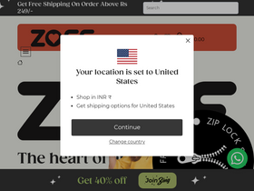 'zofffoods.com' screenshot