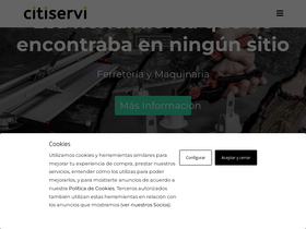 'citiservi.es' screenshot