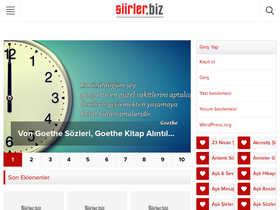 'siirler.biz' screenshot
