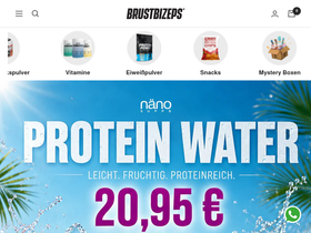 brustbizeps.de homepage screenshot