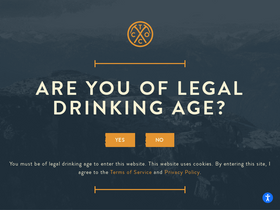 'tincupwhiskey.com' screenshot