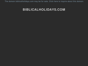 biblicalholidays.com