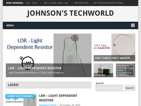 'johnsonfrancis.org' screenshot