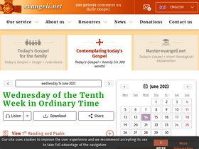 'evangeli.net' screenshot