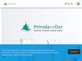 'prirodanadar.rs' screenshot