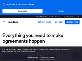 'docusign.com.au' screenshot