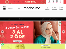 'modasima.com' screenshot