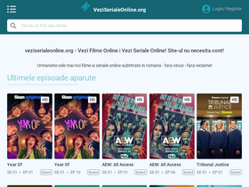 'veziserialeonline.org' screenshot