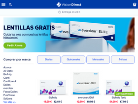 'visiondirect.es' screenshot