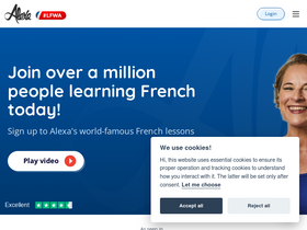 'learnfrenchwithalexa.com' screenshot