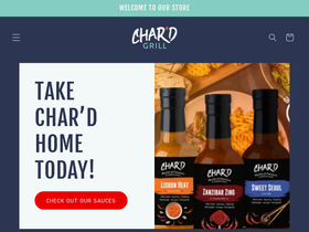 chard-grill.com homepage screenshot