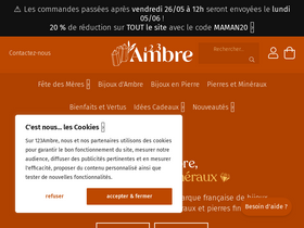 '123ambre.com' screenshot