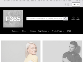 Fragrance365 homepage screenshot
