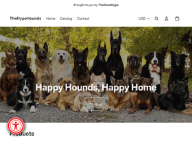 thehypehounds.com homepage screenshot