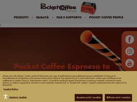 'pocketcoffee.it' screenshot