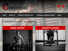 centricathletics.com homepage screenshot