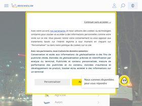 'michelin.fr' screenshot