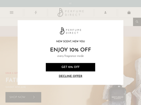 'perfumedirect.com' screenshot