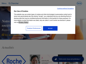 'roche.fr' screenshot