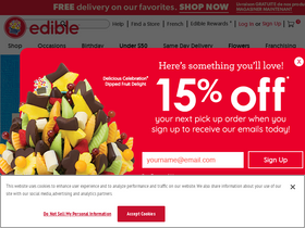 'ediblearrangements.ca' screenshot