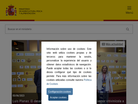'mapa.es' screenshot