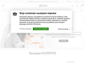 'klipshop.lt' screenshot