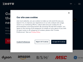 'zoovu.com' screenshot