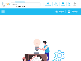 'theengineeringprojects.com' screenshot